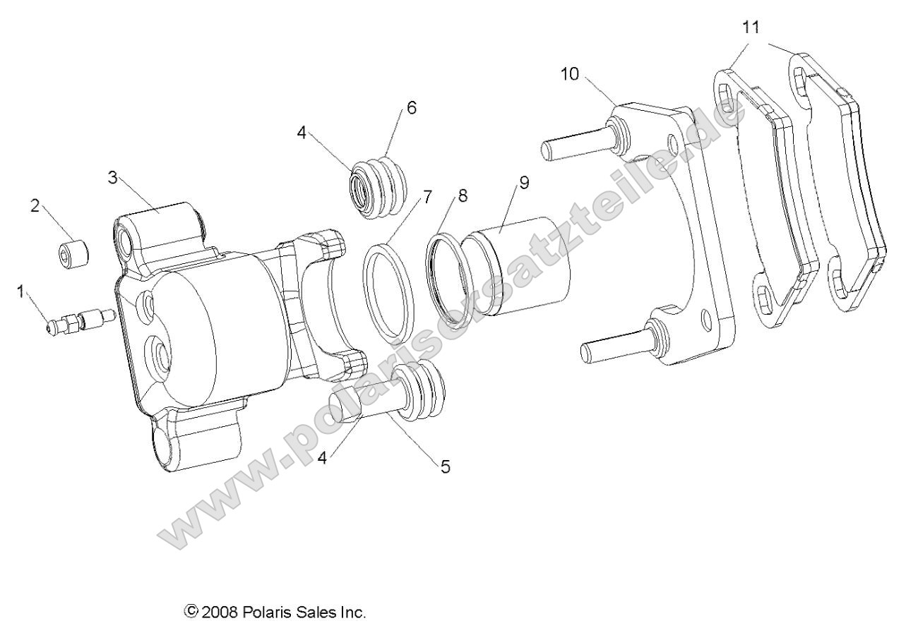 Brakes, Rear Caliper Brakes, Rear Caliper