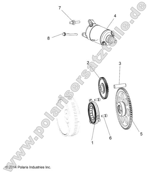 Engine, Starter Drive