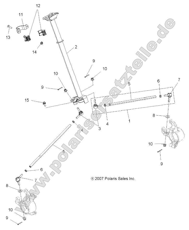 Steering, Steering Post Asm.