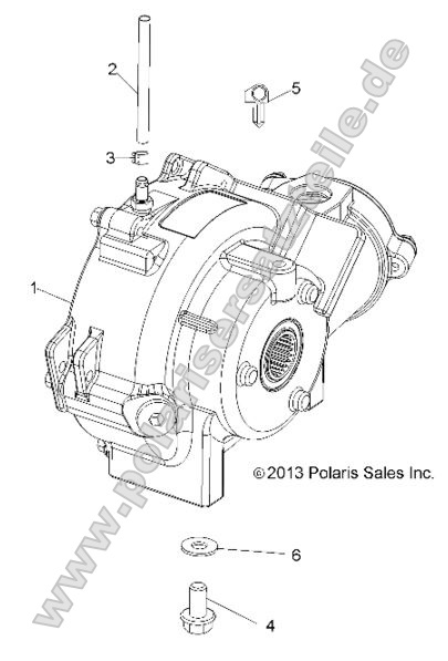 Drive Train, Front Gearcase Mounting