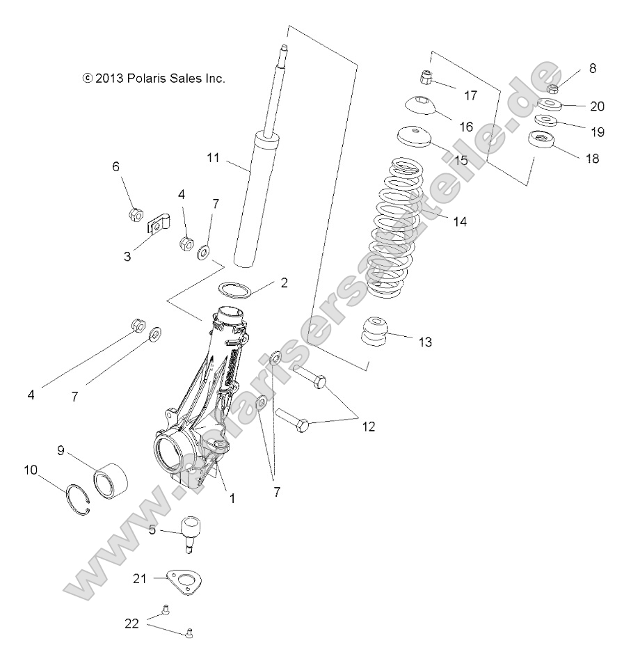 Suspension, Front Strut Suspension, Front Strut