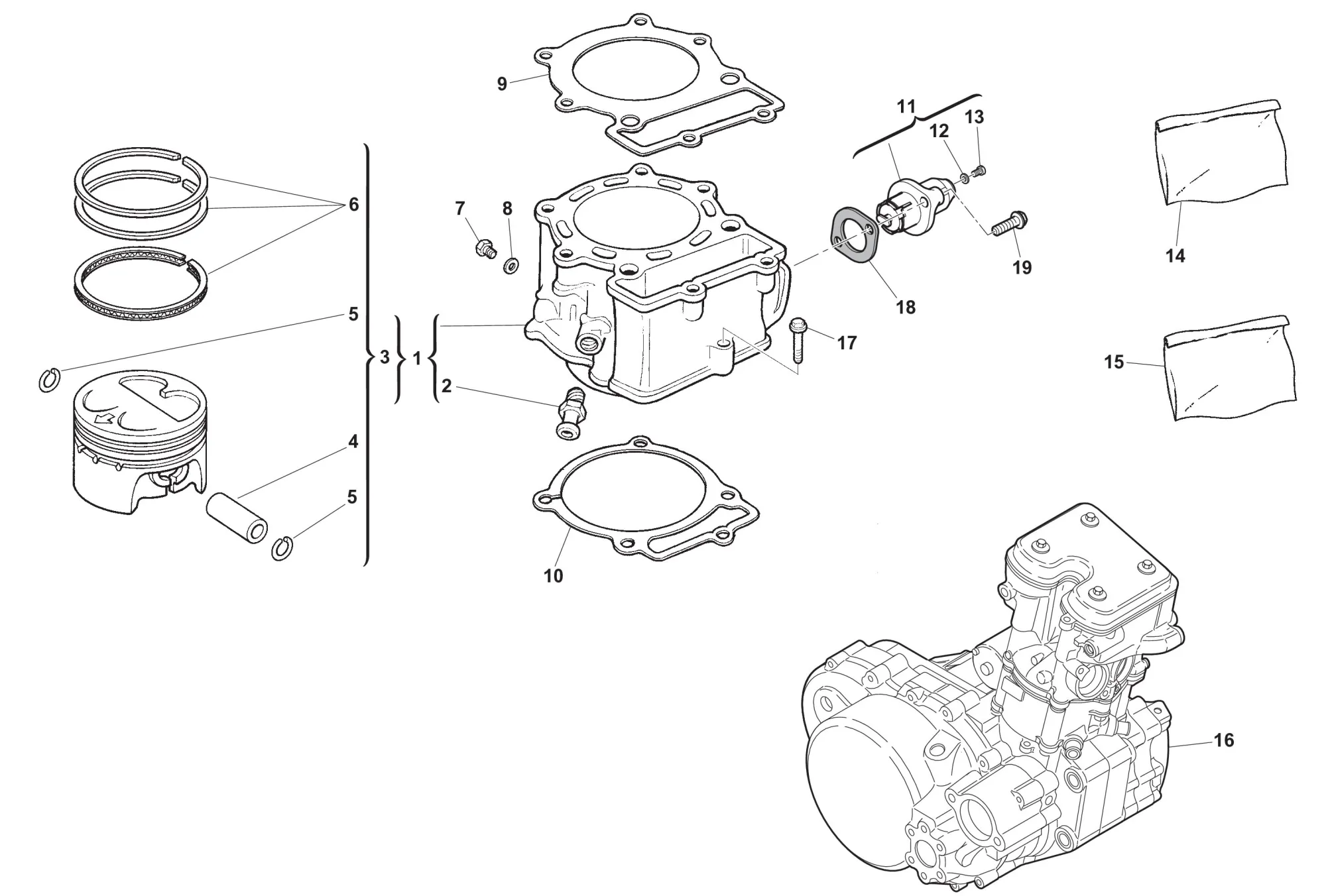 Kolben / Zylinder Kolben / Zylinder