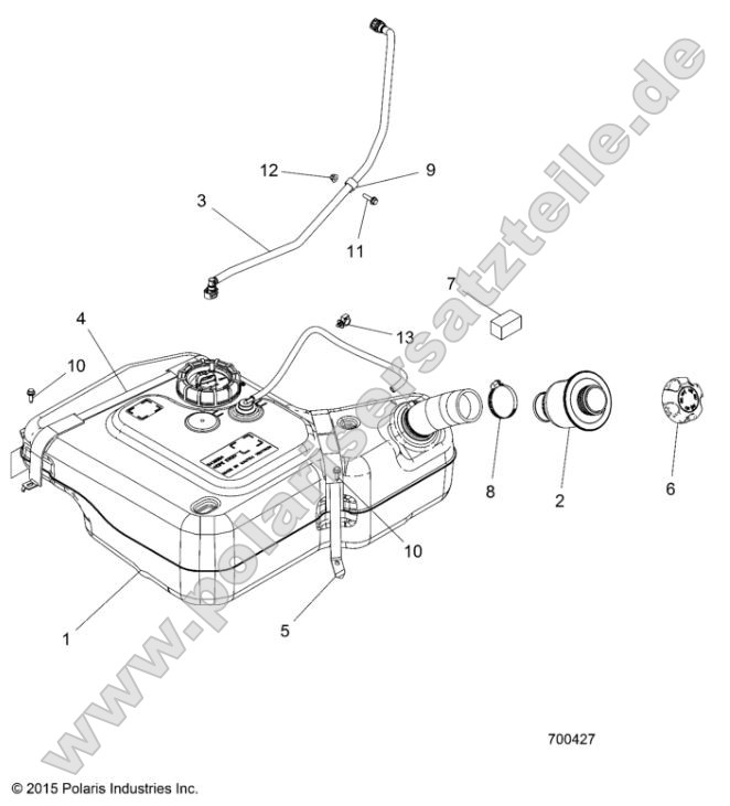 Body, Fuel Tank Asm. Body, Fuel Tank Asm.