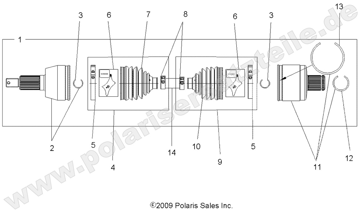 DRIVE TRAIN, DRIVE SHAFT, REAR