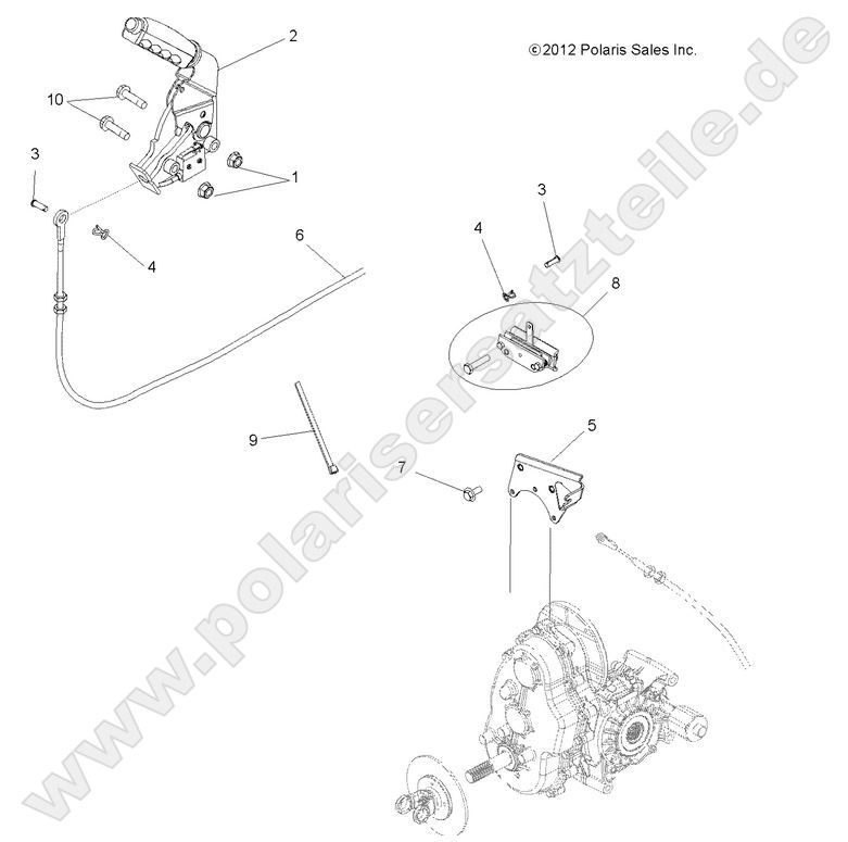 BRAKES, PARK BRAKE ASM.