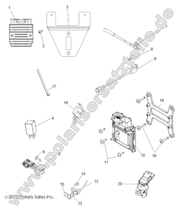 Electrical, Regulator, Relays, Sensors and ECU