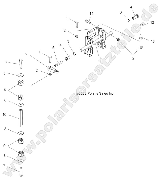 SUSPENSION, TORSION BAR SUSPENSION, TORSION BAR