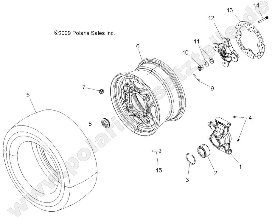 WHEELS, REAR and HUB