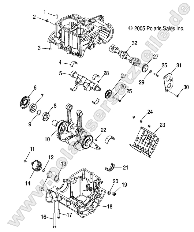 CRANKCASE and CRANKSHAFT CRANKCASE and CRANKSHAFT