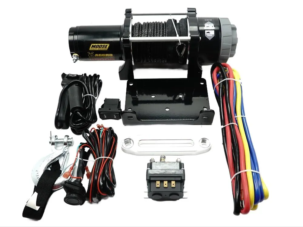 Moose Utility UTV Seilwinde AGGRO 4500 S / 12V / 2041 kg - Synthetikseil - 45050788 Moose Utility UTV Seilwinde AGGRO 4500 S / 12V / 2041 kg - Synthetikseil - 45050788