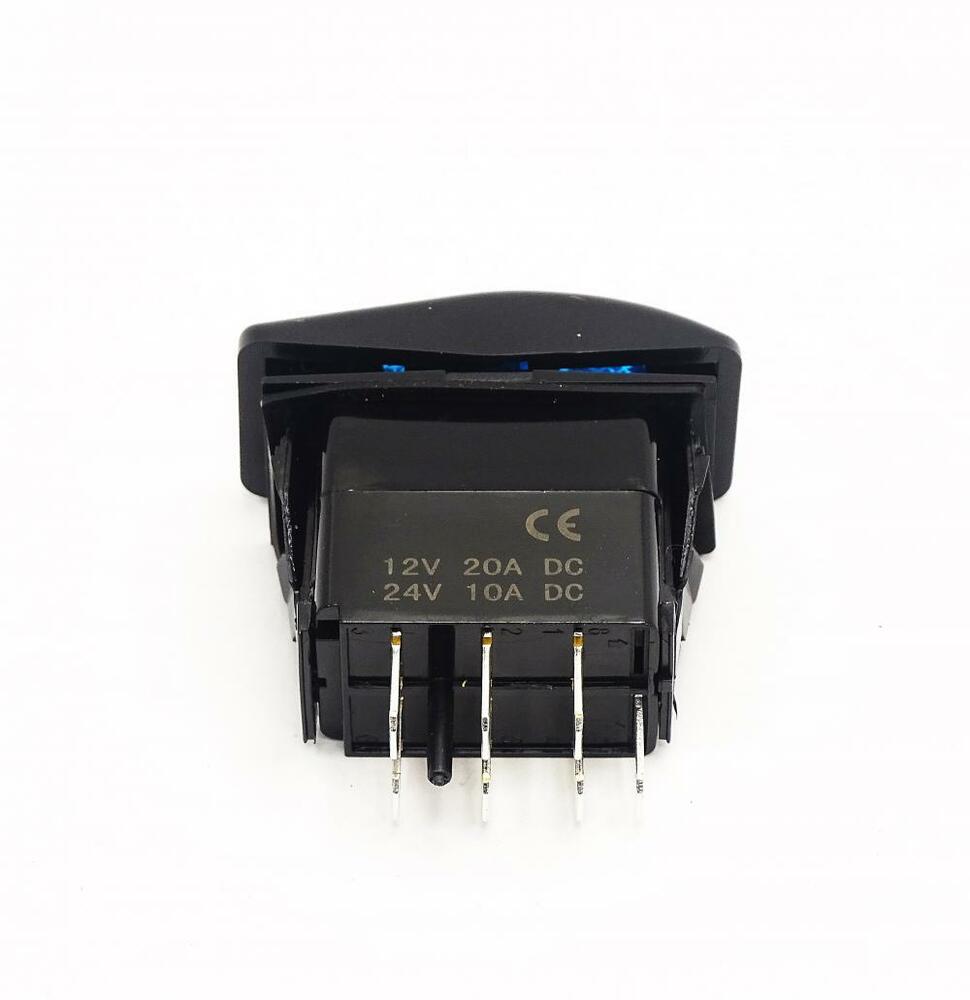 Moose Utility Seilwinden Kippschalter mit Hintergrundbeleuchtung blau