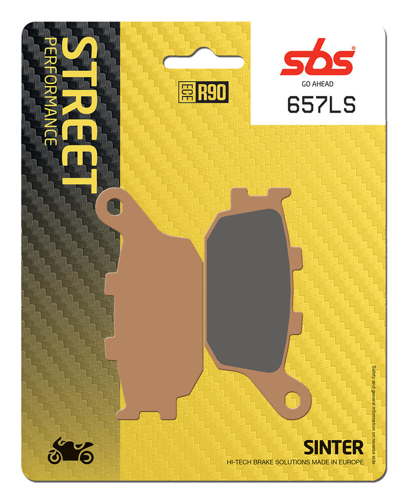 SBS_657_LS SBS Bremsbeläge LS Street Sinter ABE - 657LS