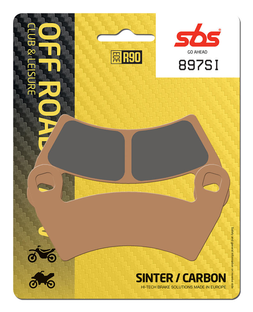 SBS_897_SI SBS Bremsbeläge Offroad & ATV Sintermetall - 897SI