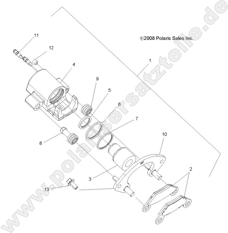 BRAKES, REAR CALIPER BRAKES, REAR CALIPER