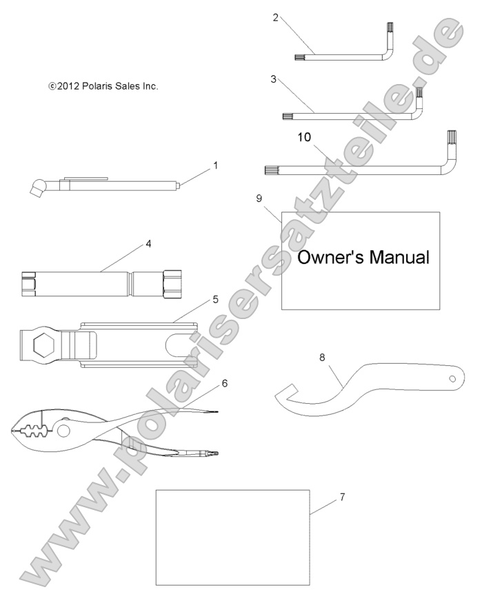 References, Tool Kit and Owners Manuals