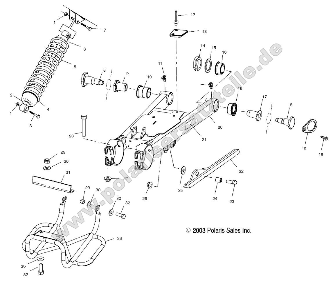 Swing Arm/Shock Mounting Swing Arm/Shock Mounting