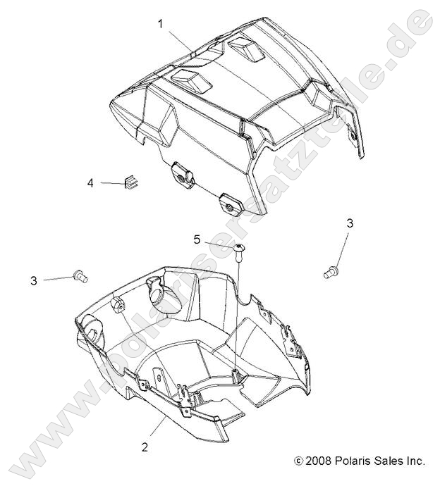 BODY, HEADLIGHT POD BODY, HEADLIGHT POD