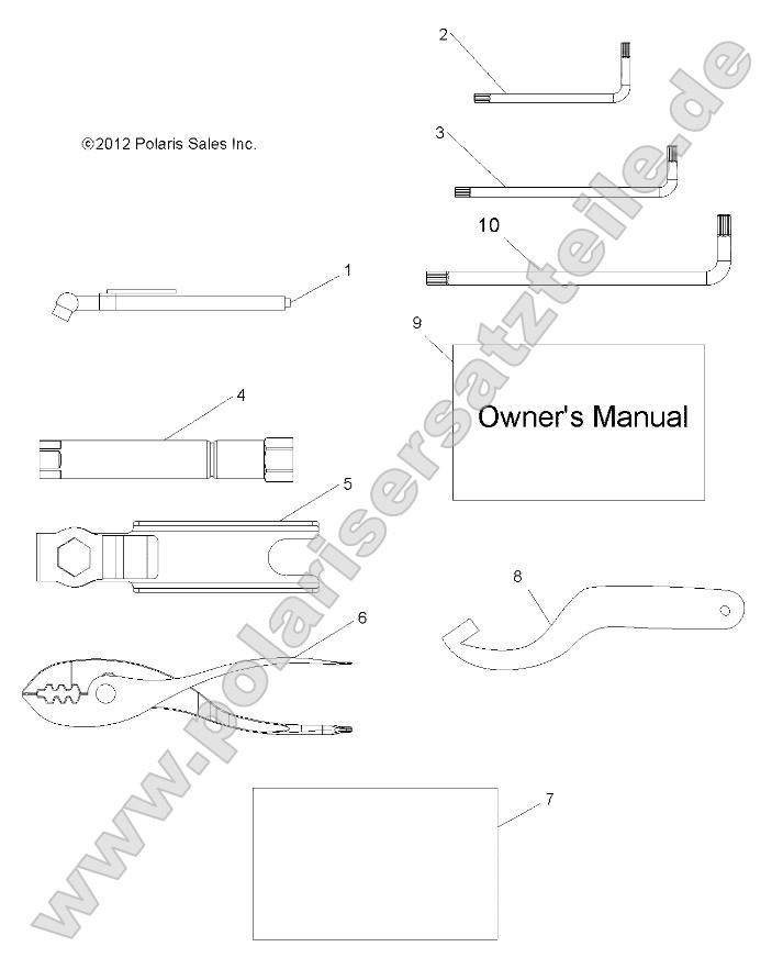 References, Tool Kit and Owners Manuals