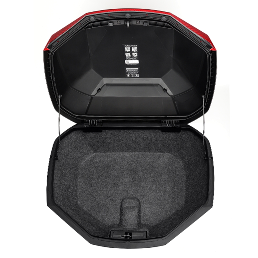 Furchtlos-SHIELD-L-Basic-Topcase-48-Liter-weiss-rot-inkl-Montagekit-FU11TCXX000L25EX-100023-offen