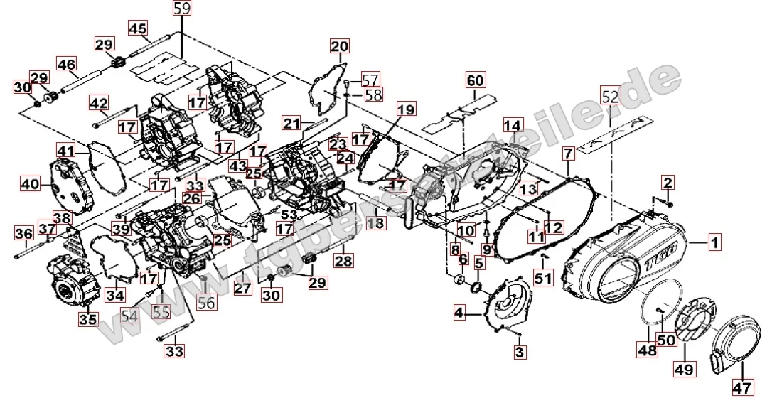 Motorgehäuse Motorgehäuse