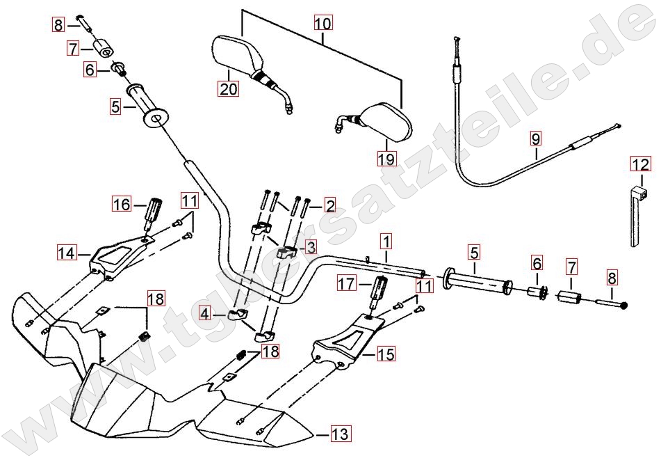 Lenker - Spiegel Lenker - Spiegel