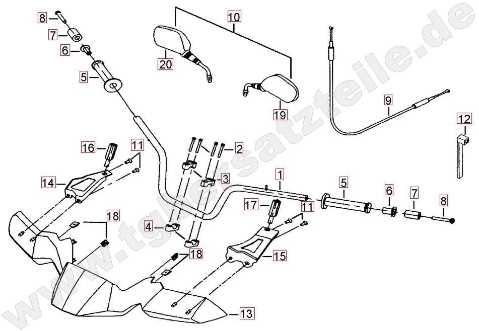 Lenker - Spiegel Lenker - Spiegel
