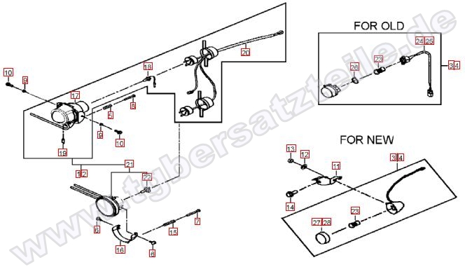 Scheinwerfer-Blinker vorne