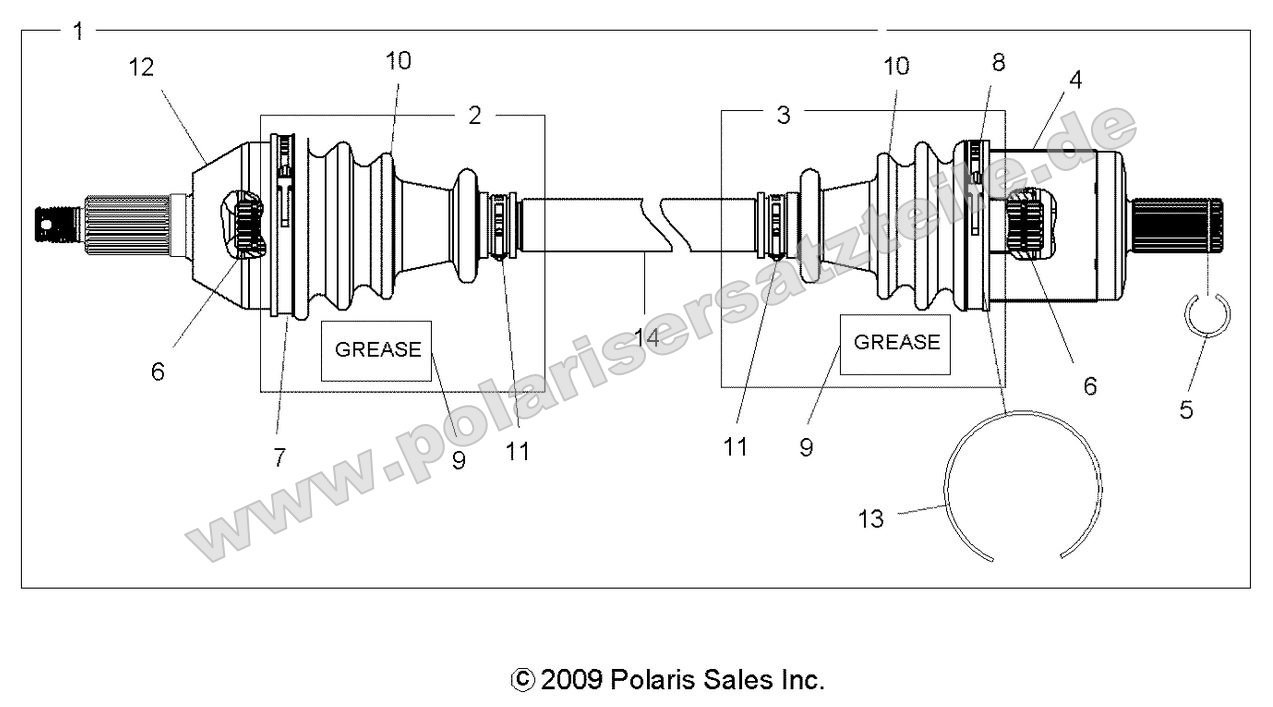 Drive Train, Front Drive Shaft