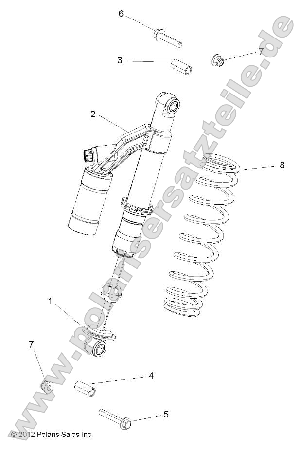 Suspension, Shock, Rear, Mounting Suspension, Shock, Rear, Mounting