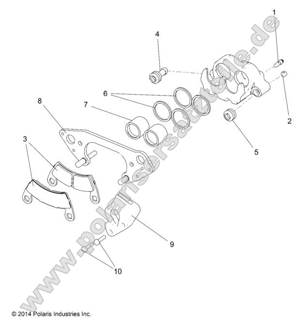 Brakes, Front Caliper Brakes, Front Caliper