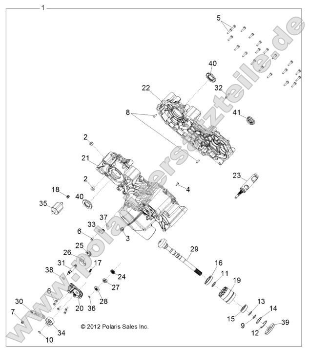 Drive Train, Main Gearcase