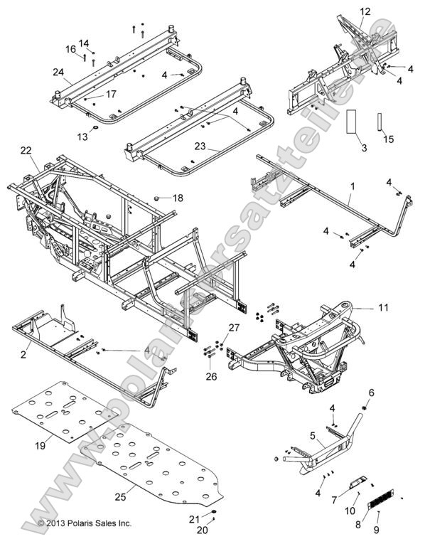 Chassis, Frame and Front Bumper