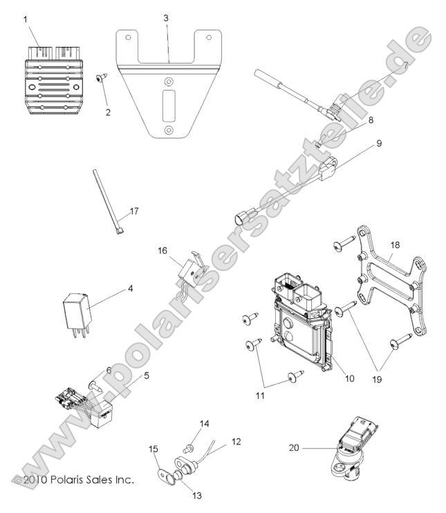 ELECTRICAL, REGULATOR, RELAYS, SENSORS and ECU
