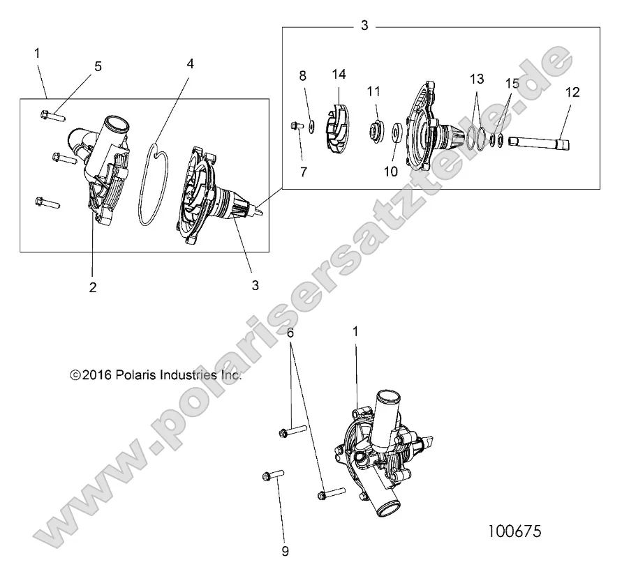 Engine, Cooling, Waterpump