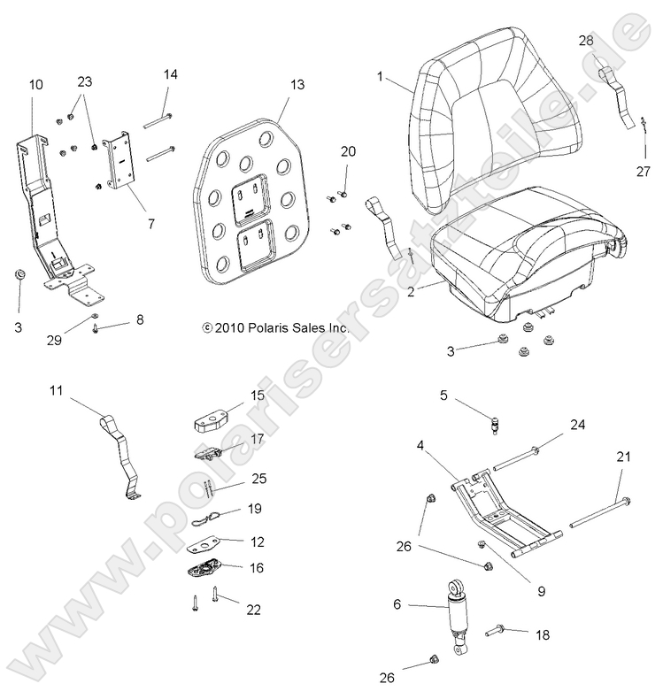 BODY, PASSENGER SEAT BOTTOM and SEAT BACK BODY, PASSENGER SEAT BOTTOM and SEAT BACK