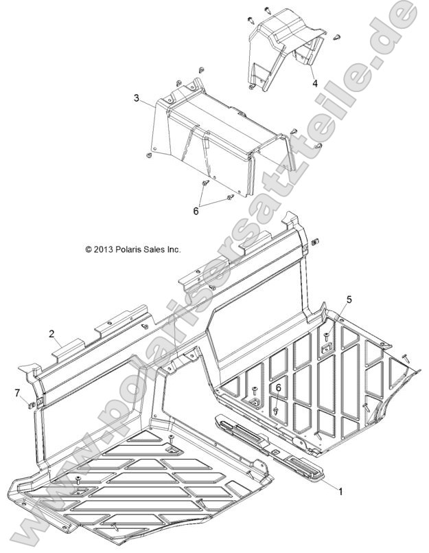 Body, Floor (49BRUTUSFLOOR13M)