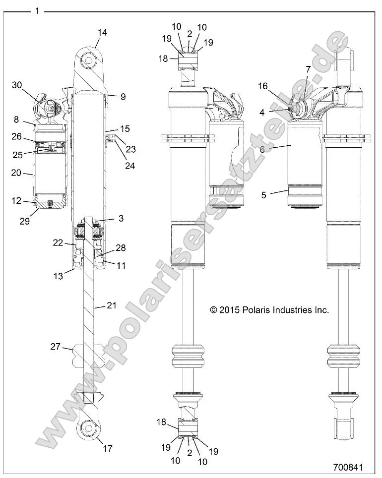 Suspension, Rear Shock Internals Suspension, Rear Shock Internals