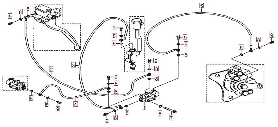 Bremsanlage hinten Bremsanlage hinten
