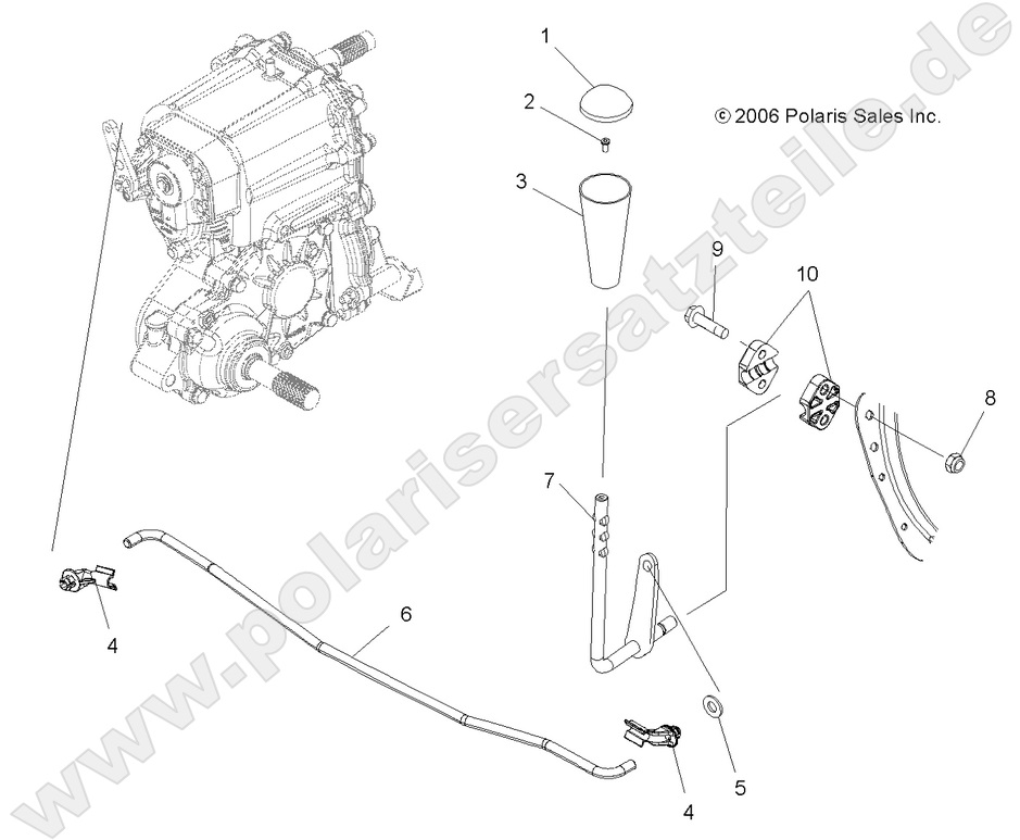 DRIVE TRAIN, GEAR SELECTOR DRIVE TRAIN, GEAR SELECTOR