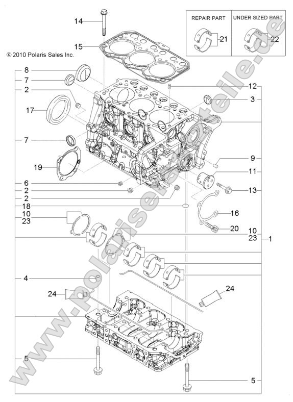 Engine, Cylinder Block