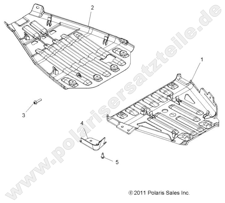 BODY, SKID PLATES BODY, SKID PLATES
