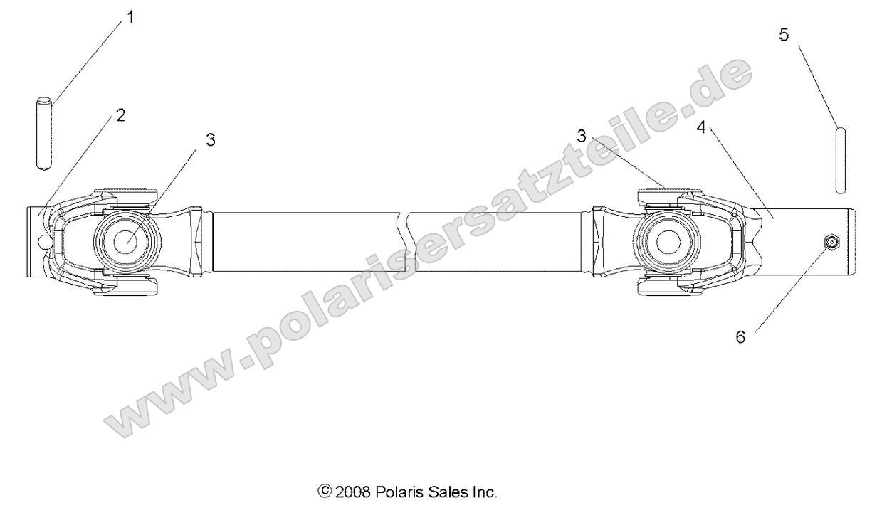 Drive Train, Front Prop Shaft