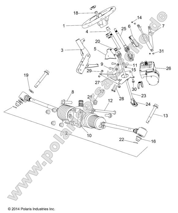 Steering, Steering Asm.