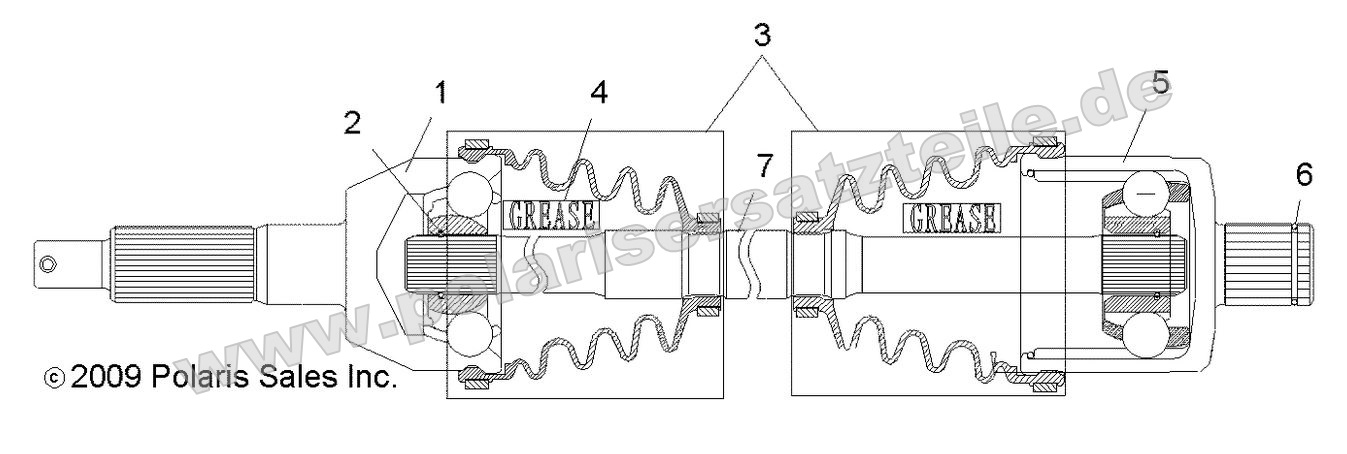 Drive Train, Rear Drive Shaft