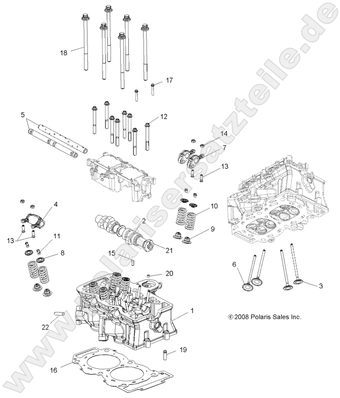 ENGINE, CYLINDER HEAD, CAM and VALVES ENGINE, CYLINDER HEAD, CAM and VALVES