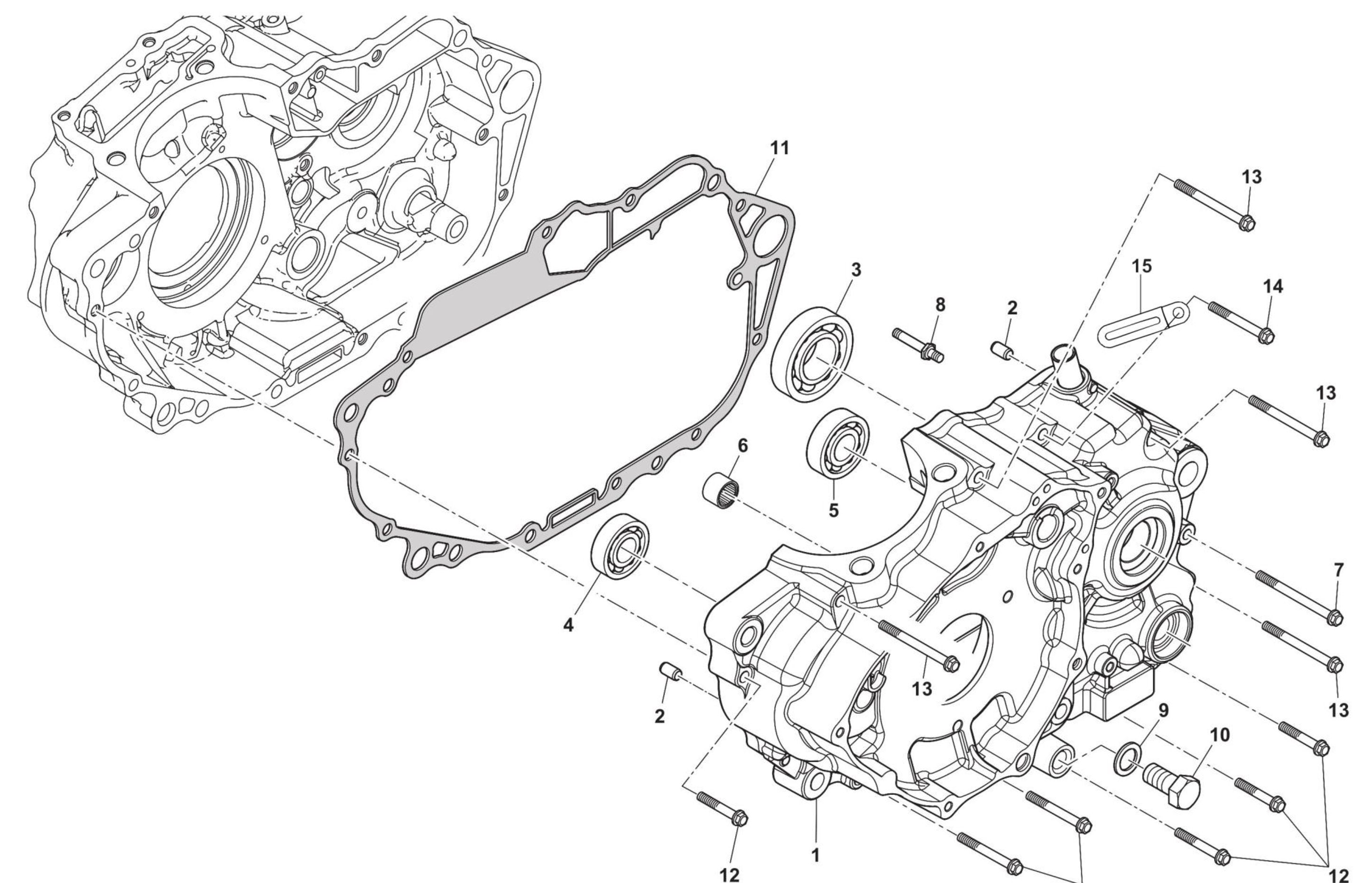 Motorgehäuse Motorgehäuse