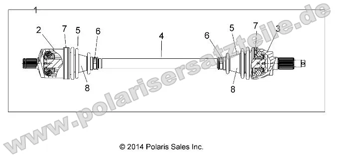 Drive Train, Front Half Shaft Drive Train, Front Half Shaft