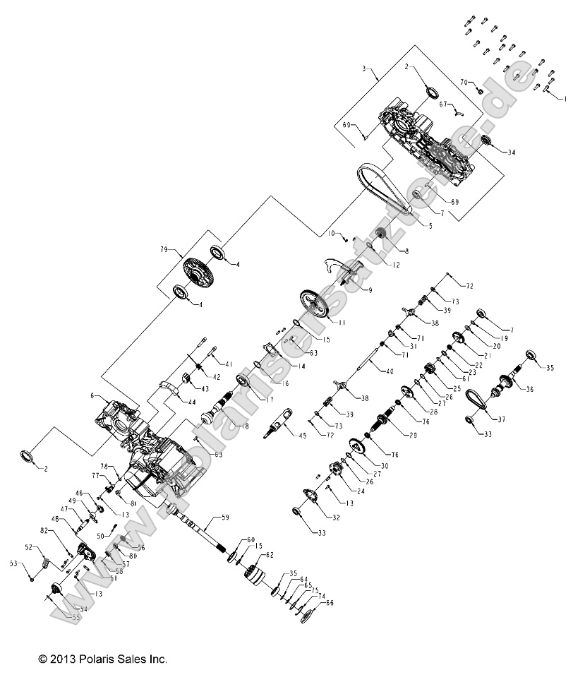 Drive Train, Main Gearcase Drive Train, Main Gearcase