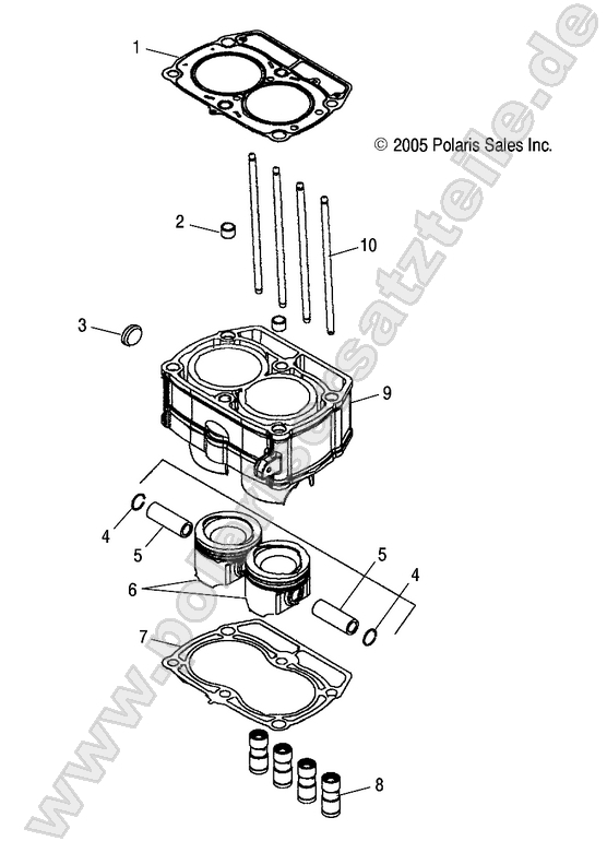 ENGINE, PISTON and CYLINDER