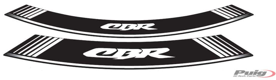 PUIG KIT 8 FELGENBÄNDER CBR F/WEISS - 5524B